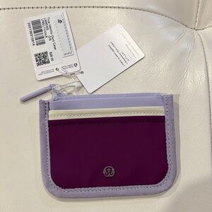 Lululemon Athletica Purple and White Wallet